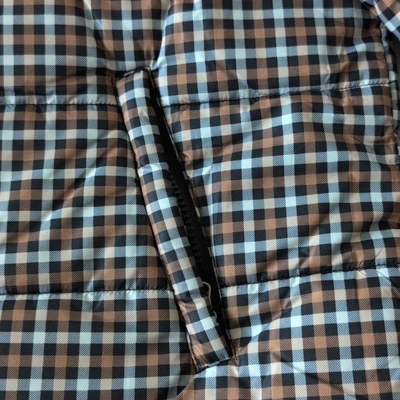 Time and Tru Checkered Puffer Jacket - Picture 3 of 4